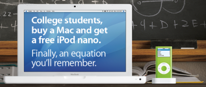 Buy a Mac, get an iPod!